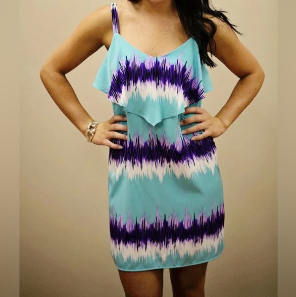 Glam: Sandra Tank Dress, Blue